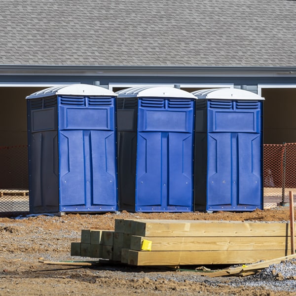 what is the expected delivery and pickup timeframe for the portable toilets in Hope NM